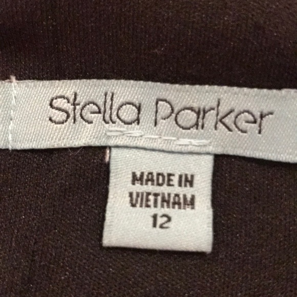 LN Stella Parker Floral Sleeveless Dress with full skirt Cut-Out Back SZ: 12 - Picture 7 of 7